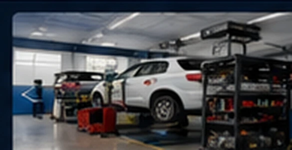 Estrutura de oficina automotiva